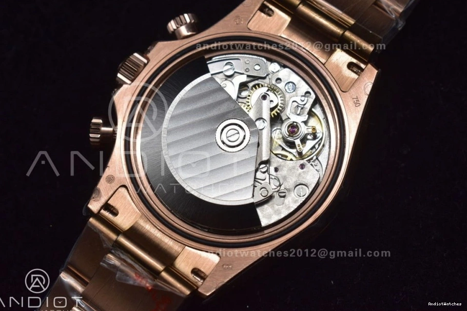 Crystal RG Classic Best YG Black Edition TWF on 116595RBOW A Bracelet Daytona 428 Rainbow Dial 0512